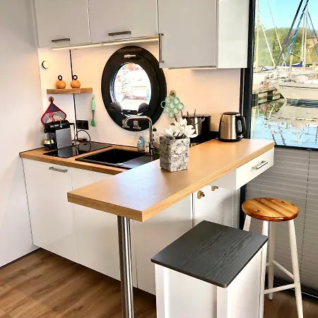 Hausboot-lafe Flensburger Foerde ספינת מלון Egernsund